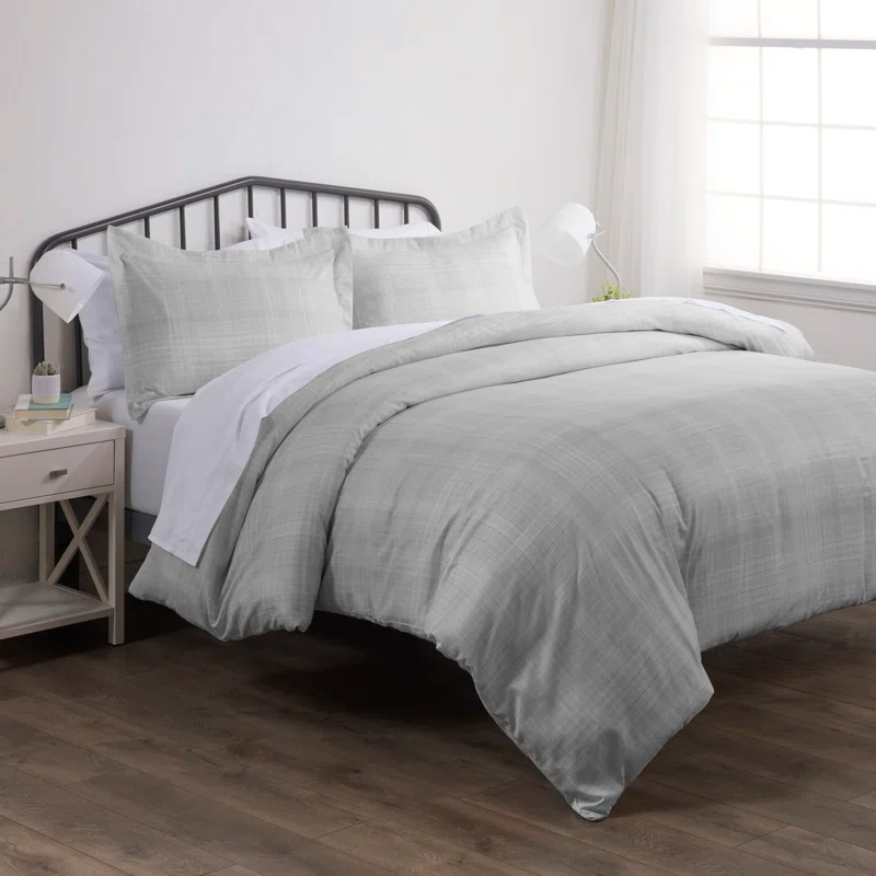 Becky Cameron Becky Cameron Plaid Duvet Cover Set