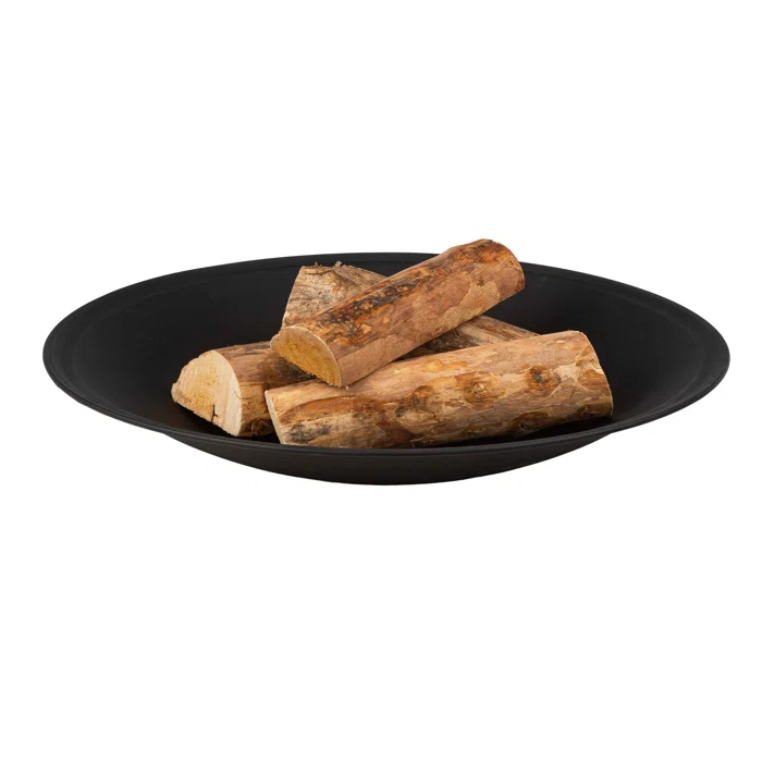 Pure Garden Fire Bowl - 24in Firepit Insert for DIY Fire Ring or Replacement - High Temp Finish Fire Pit Bowl - Fire Pits for Outside Wood Burning by Pure Garden