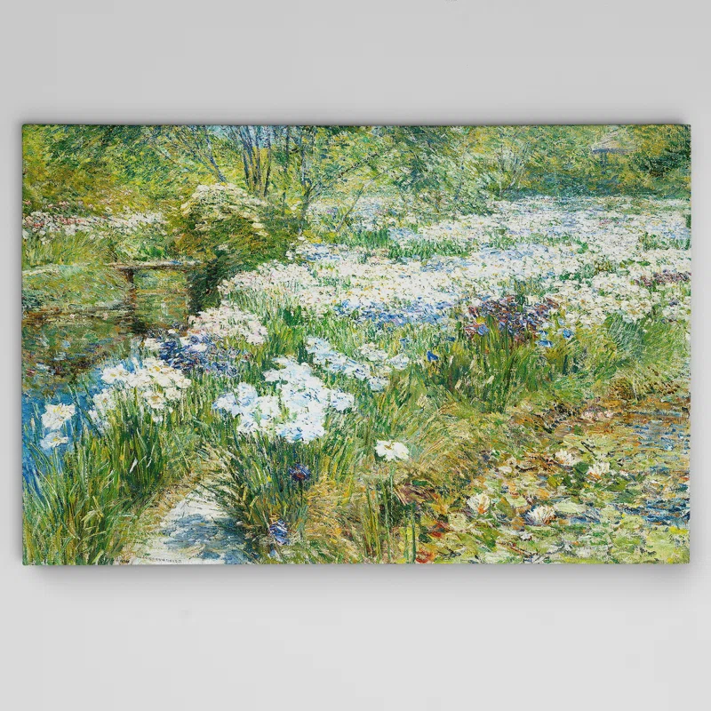 The Twillery Co.® The Water Garden by Claude Monet - Print on Canvas