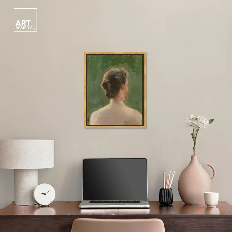 Art Remedy Head Study Canvas Vintage Classic Portrait by Art Remedy