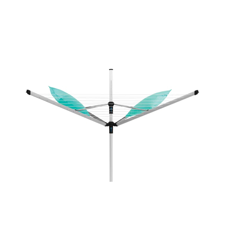 Brabantia Brabantia Lift-O-Matic Advance Outdoor Clothesline with Metal Ground Spike, Protective Cover and Peg Bag