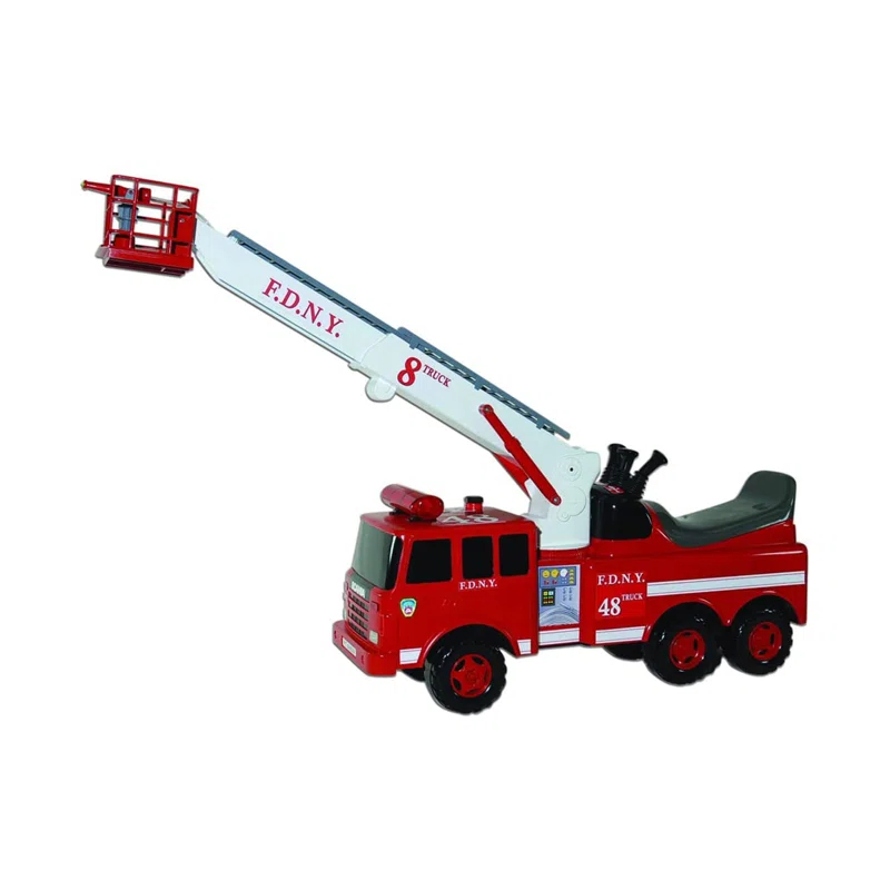 Skyteam Technology Skyteam Technology 2 Volt 1 Seater Police / Fire Department Push/Pull Ride On