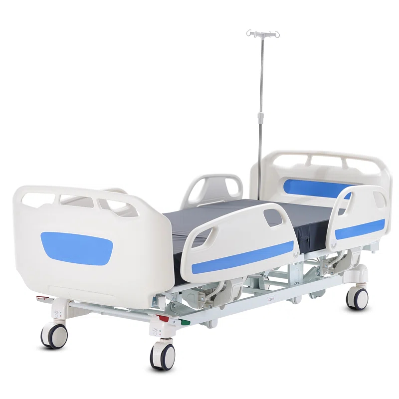 Premium 5 Function Full Electric Hospital Bed ICU Medical Bed 550LBS Loads