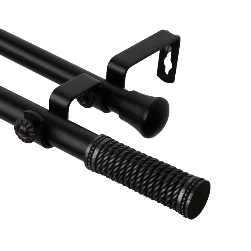 Rod Desyne Steel Adjustable Double Curtain Rod
