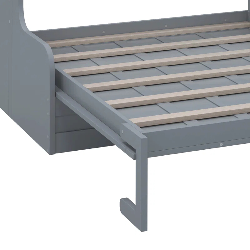 Red Barrel Studio® Queen Size Murphy Bed Wall Bed With Cushion