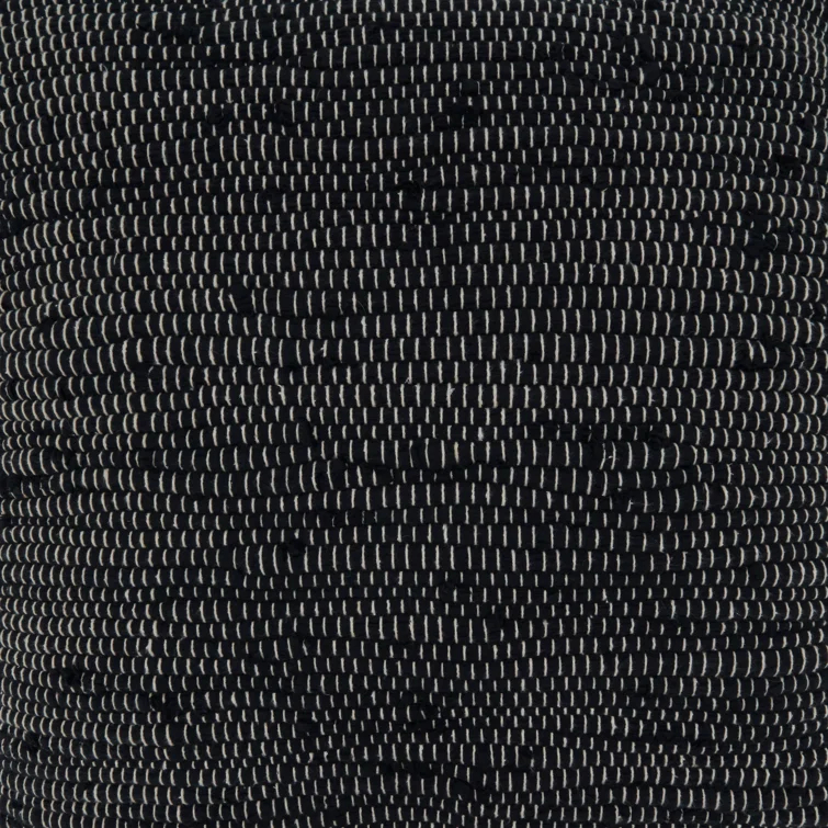 Saro Noir Chindi Collection Cotton Pillow Cover