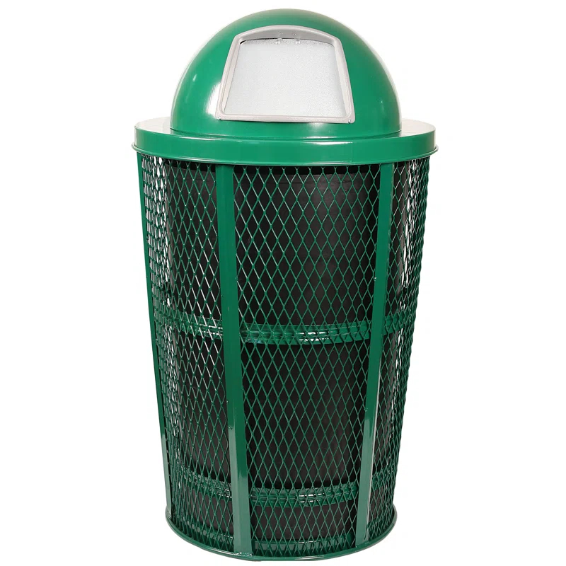 Witt Steel Open Trash Can - 48 Gallons