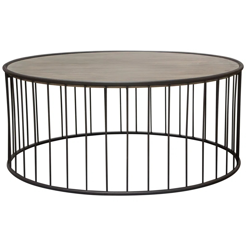 Diamond Sofa Gibson Solid Wood Top Single Coffee Table