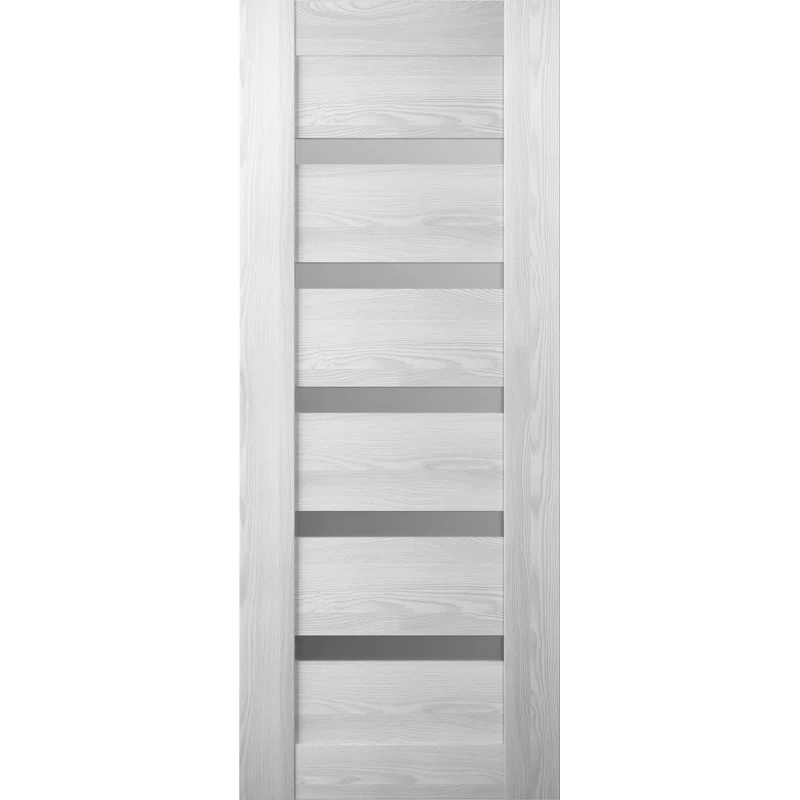 Belldinni Avon 07-04 Solid Manufactured Wood and Glass Paneled Prefinished Standard Door