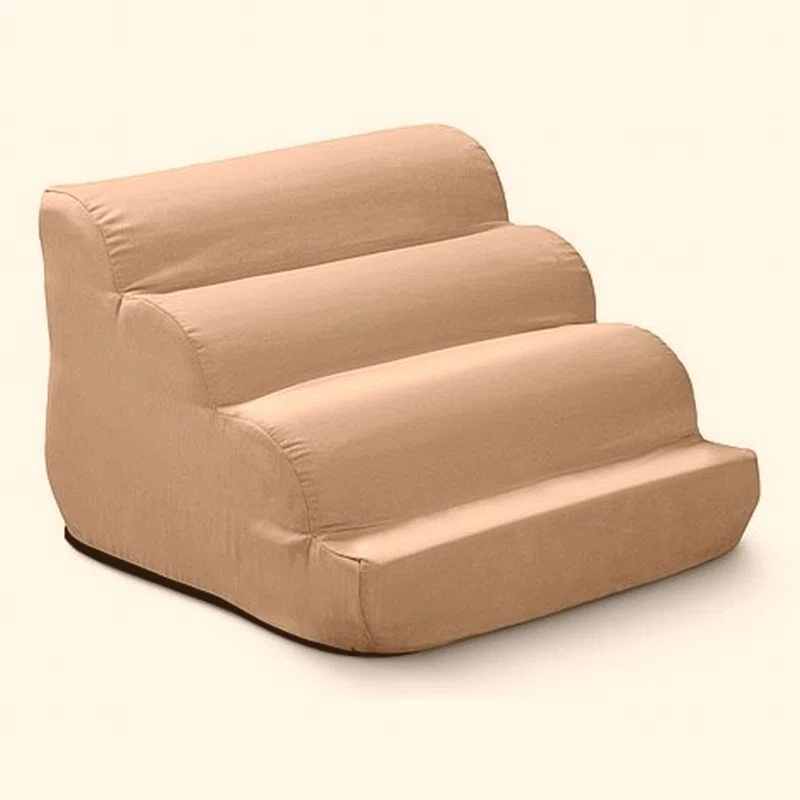 Snoozer Orthopedic Microsuede Scalloped Pet Stair Ramp