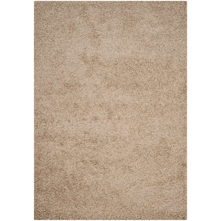Gracie Oaks Atwell Sga-Athens Shag Performance Solid Color Rug