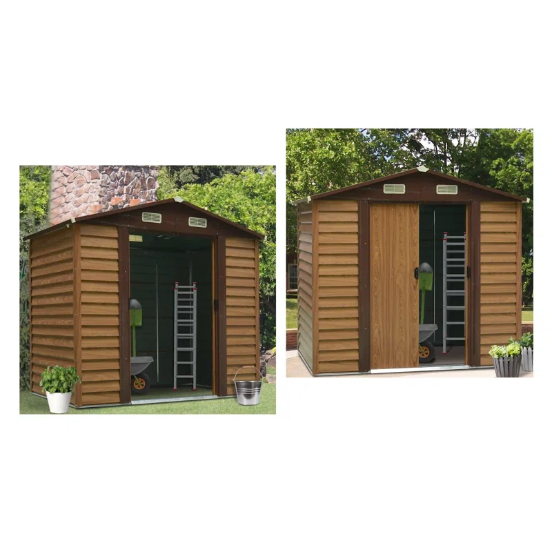 11 ft. W x 13 ft. D Stainless Steel Tool Shed