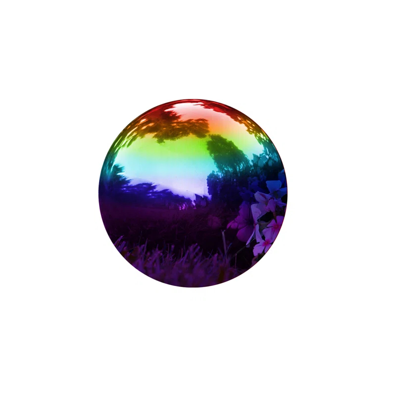 The Holiday Aisle® Champlain Metal Abstract Gazing Ball