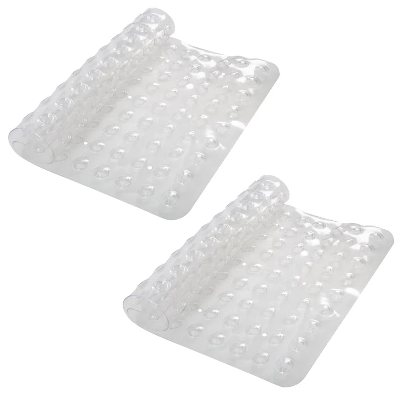 Bath Bliss Plastic / Acrylic Bath Mat (Set of 2)