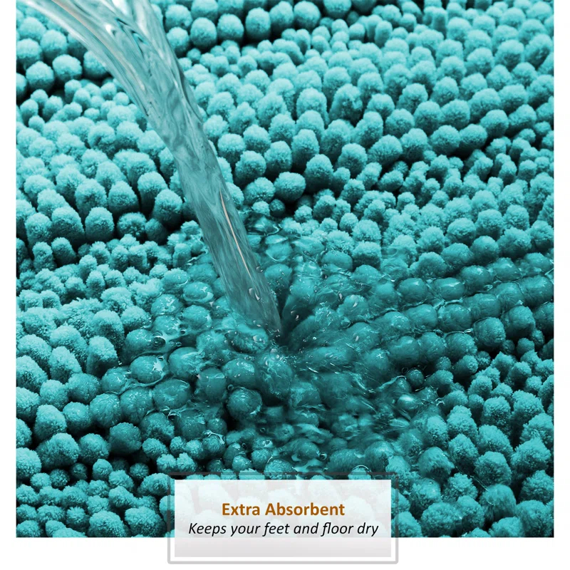 Clara Clark Clara Clark Chenille Extra Soft And Absorbent Bath Mat.