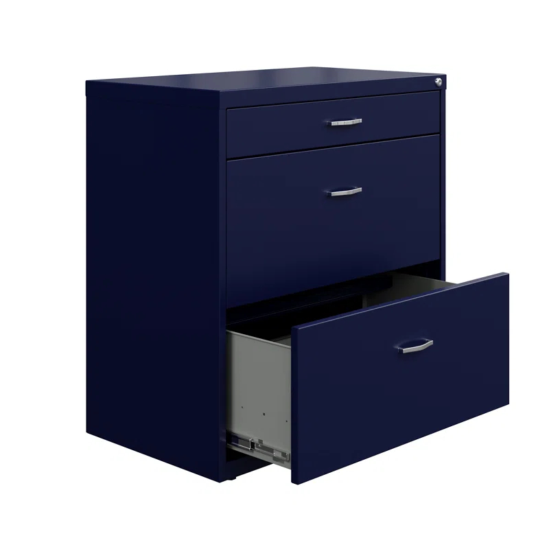 Inbox Zero Clete 30'' Wide 3 -Drawer Steel File Cabinet