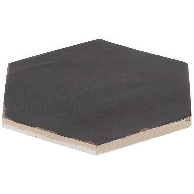 Bond Tile Palo Alto Hex 6" Hexagon Handmade Look Porcelain Floor and Wall Tile (5.38 Sq. Ft. / Case)