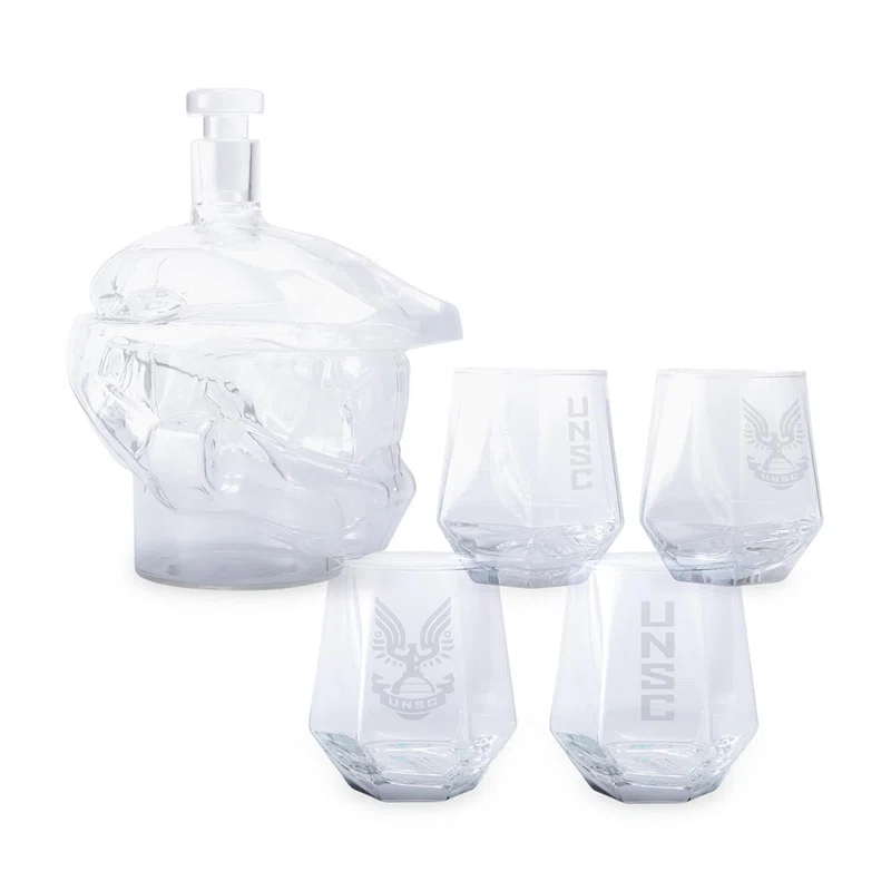 Ukonic 6 Piece Whiskey Decanter Set