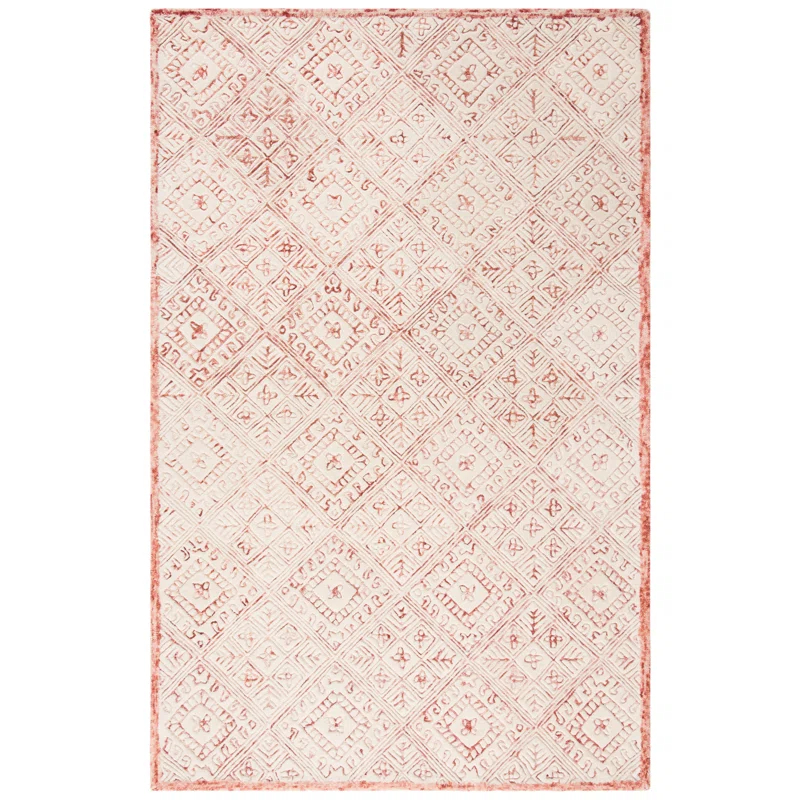 Union Rustic Fulvia Hand Tufted Wool Southwestern Rug