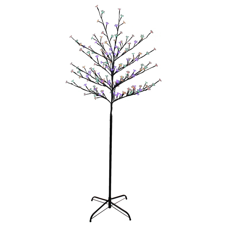 Northlight Seasonal 6' Pre-Lit Cherry Blossom Flower Artificial Tree - LED Lights