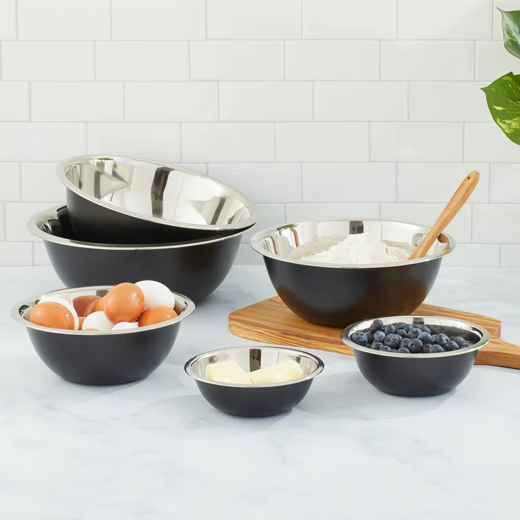 JoyJolt Joyjolt Stainless Steel Mixing Bowl, Set Of 6