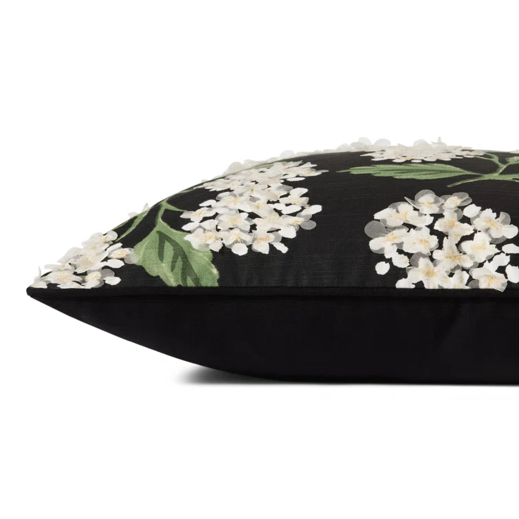 Rifle Paper Co. x Loloi Hydrangea 22" x 22" Pillow