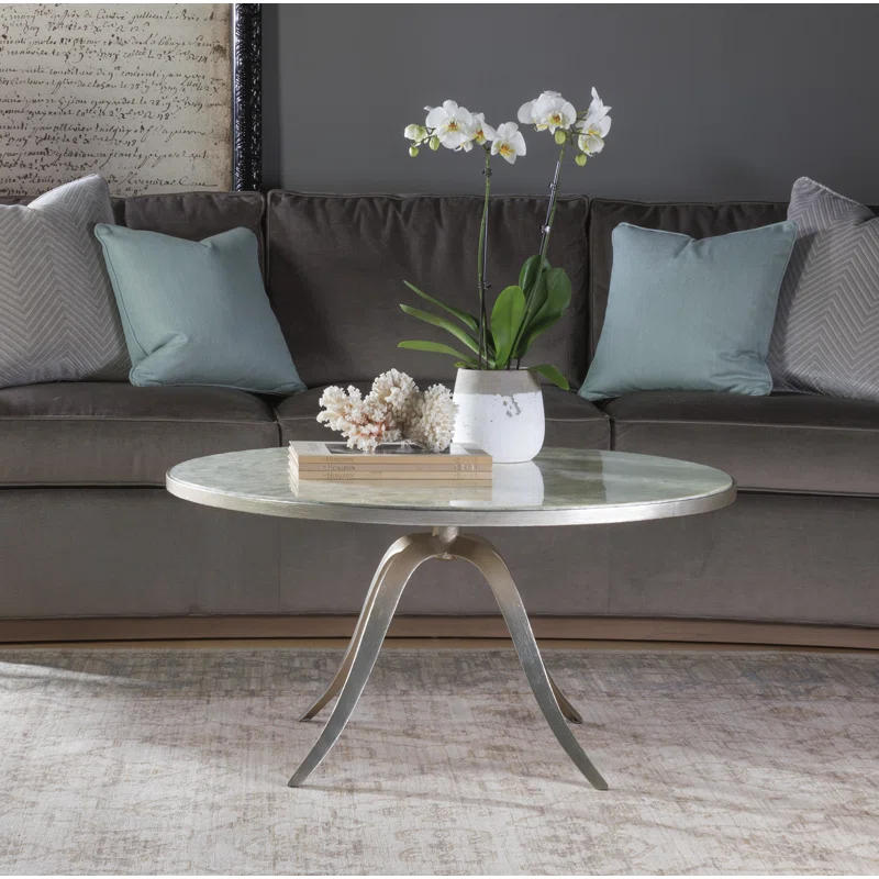 Signature Designs Crystal Stone Cocktail Table