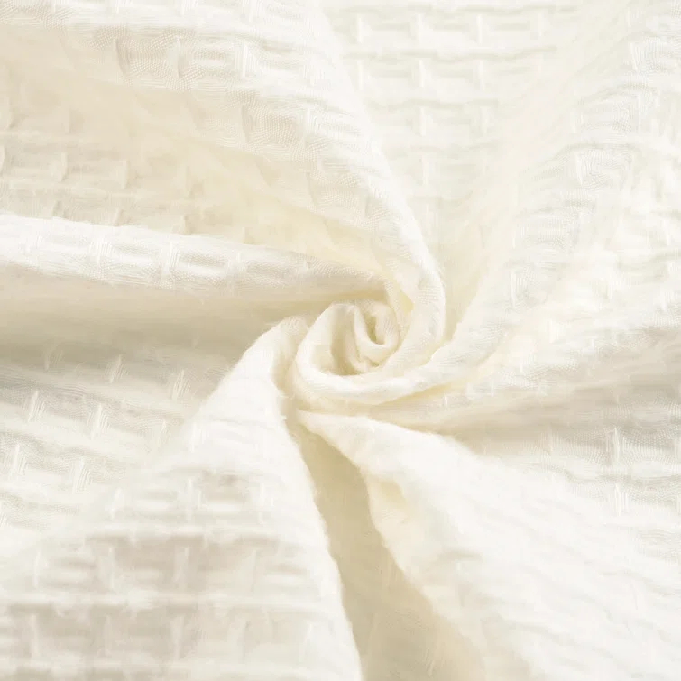 Gracie Oaks Daeb Cotton Blend Shower Curtain