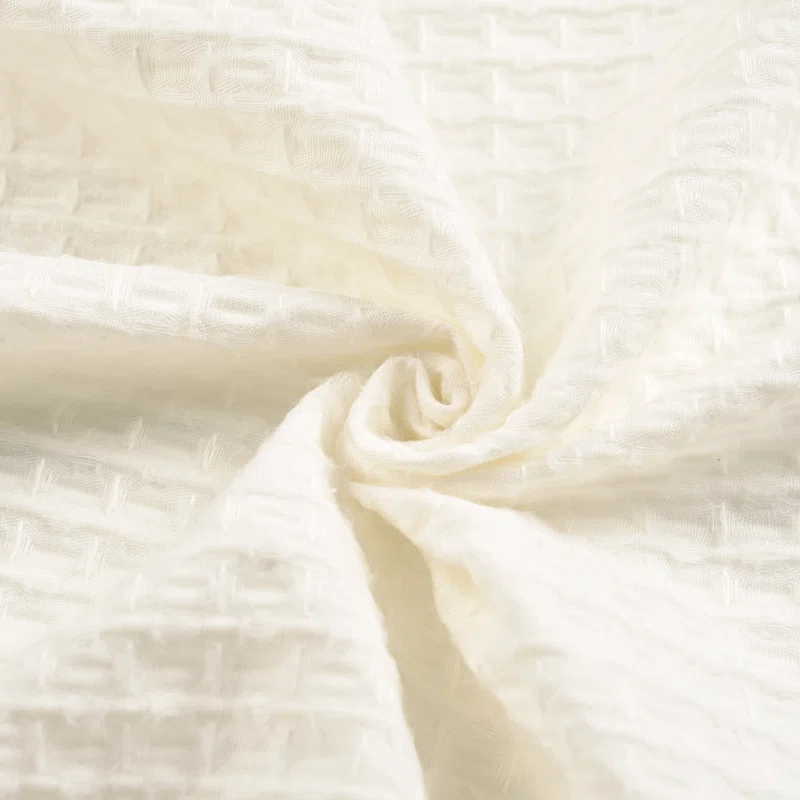 Gracie Oaks Daeb Cotton Blend Shower Curtain