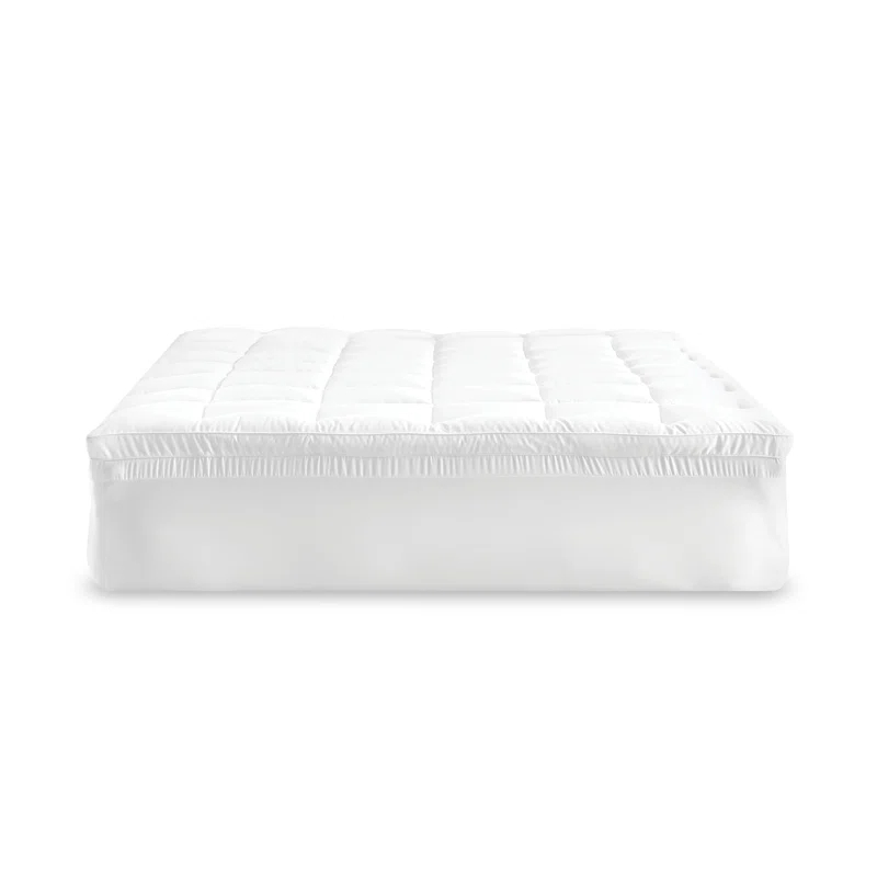 BodiPEDIC 4" Hybrid Memory Foam And Fiber Mattress Topper