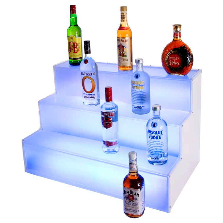 Cal-Mil Frost Lit Step Bottle Display | Wayfair