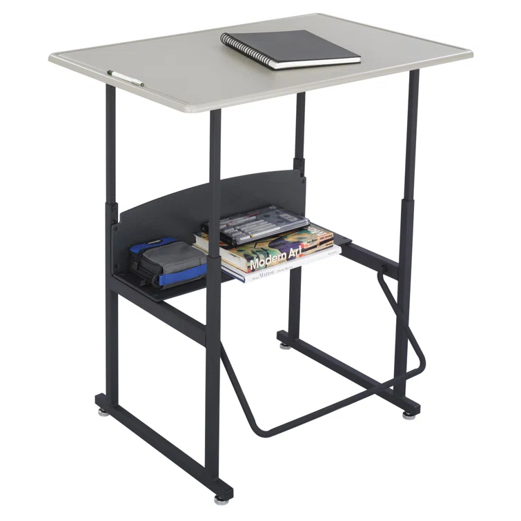 Safco Products Company AlphaBetter® Metal Adjustable Height Open Front Desk