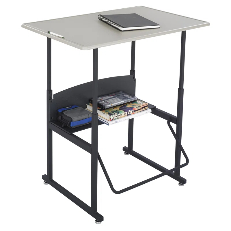 Safco Products Company AlphaBetter® Metal Adjustable Height Open Front Desk