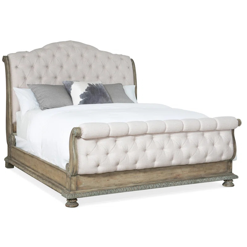 Hooker Furniture Castella Upholstered Sleigh Bed