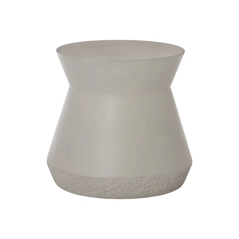 Nidra Concrete Top End Table