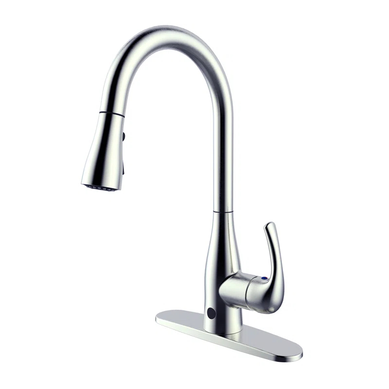 Bio Bidet By BEMIS Pull Down Touchless Kitchen Faucet