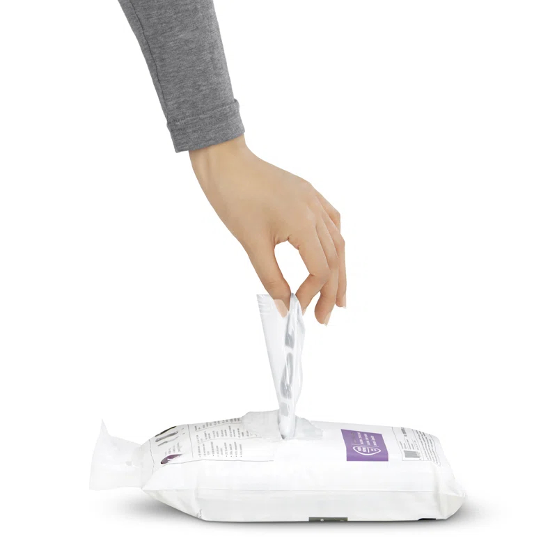 simplehuman simplehuman Code K Genuine Custom Fit Drawstring Trash Bags Dispenser Packs, 100 Count (Set of 5)