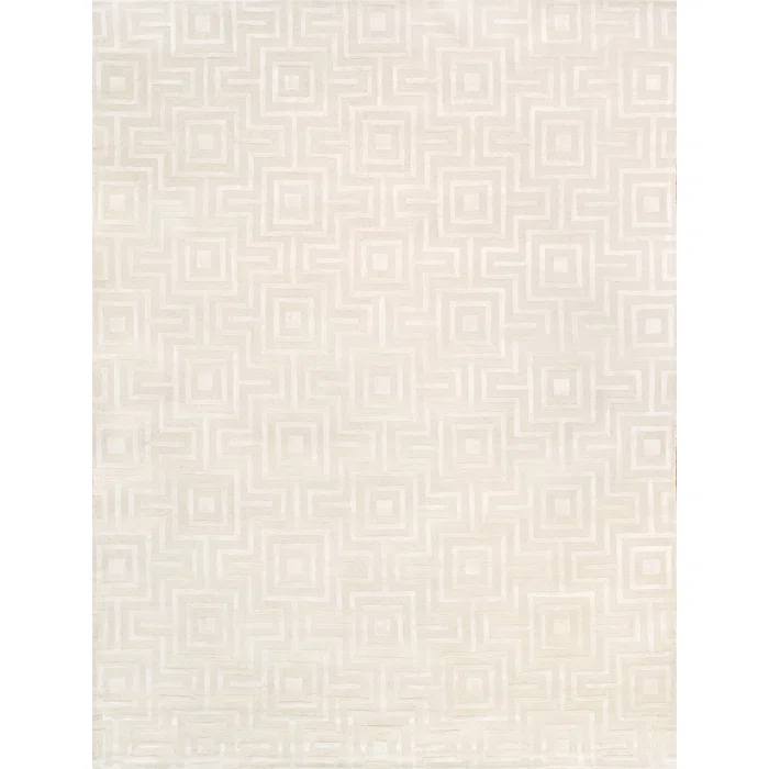 Pasargad Edgy Hand-Tufted Ivory Area Rug