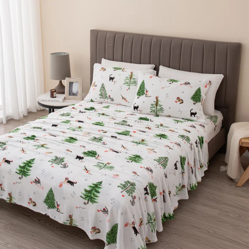 FreshFolds Ultra Soft Micro Plush Velvet Solid Sheet Sets
