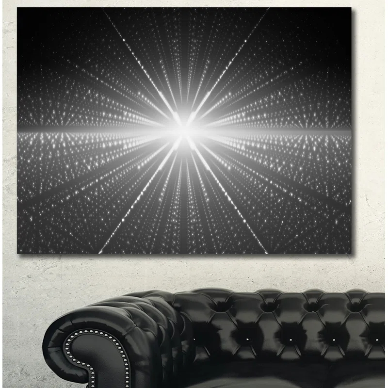 Design Art " Glowing Star In Cosmic Galaxy "