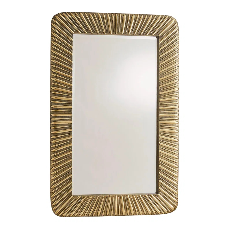 Global Views Valencia Mirror-Antique Brass