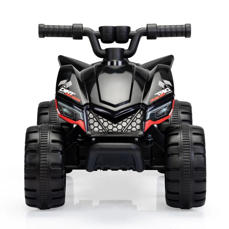 TOBBI_TOYS 6V ATV Battery Powered ride on Car  With Bluetooth, Music, Lights, Simple Operation for Toddlers