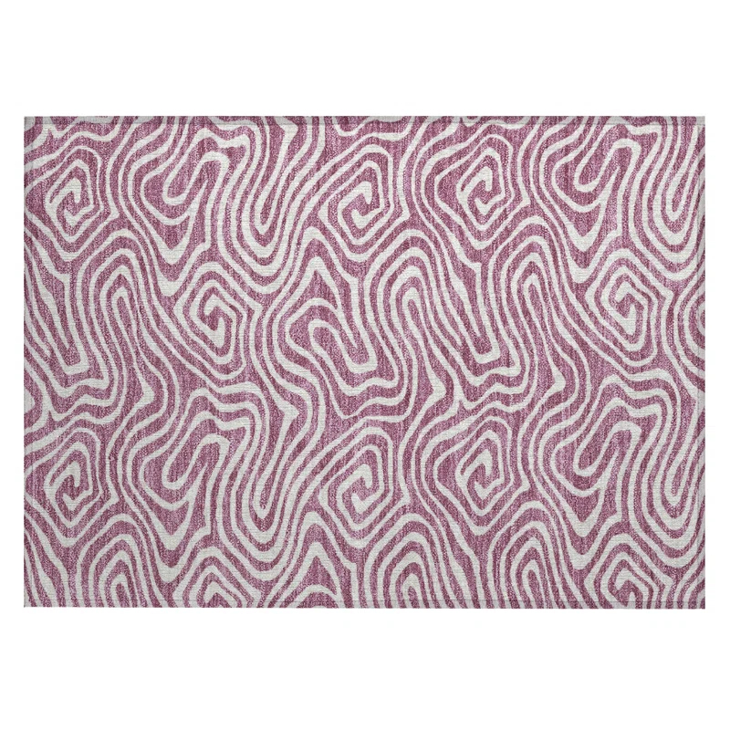 Machine Washable Indoor/Outdoor Chayden ACN1020 Gold 1'8" x 2'6" Rug