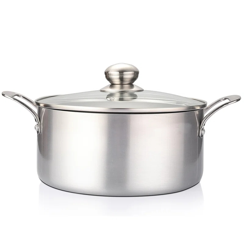 Eternal 4.5 Quarts Non-Stick Stainless Steel Stock Pot