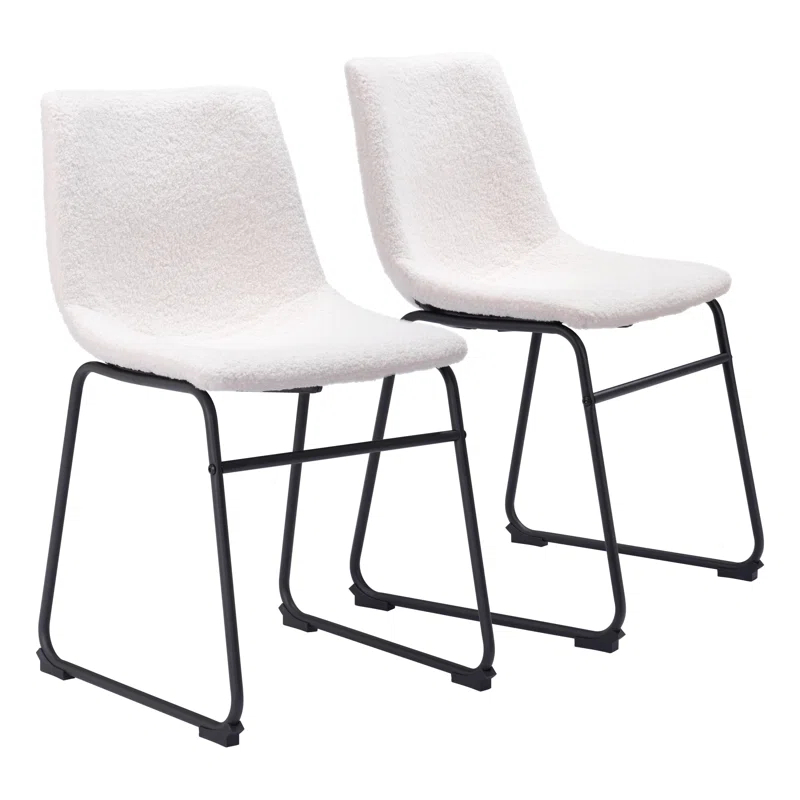Zuo Hospitality Smart Dining Chair Ivory (Set of 2)