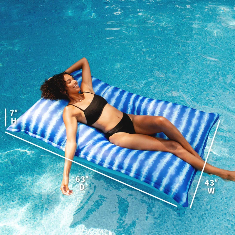 Big Joe Big Joe Lagoon Lounger Pool Float, No Inflation Needed