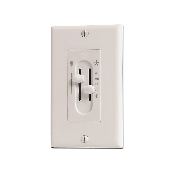 Hunter Fan Dual Slide Light and Ceiling Fan Wall Control