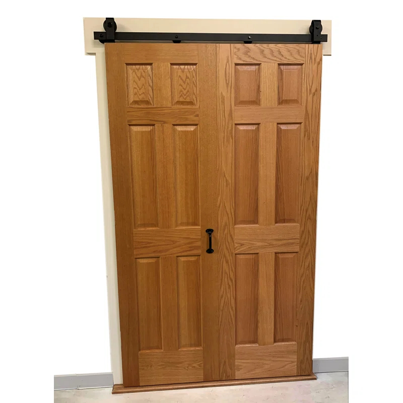 Bi-Fold Top Mount Sliding Standard Single Track Barn Door Hardware Kit