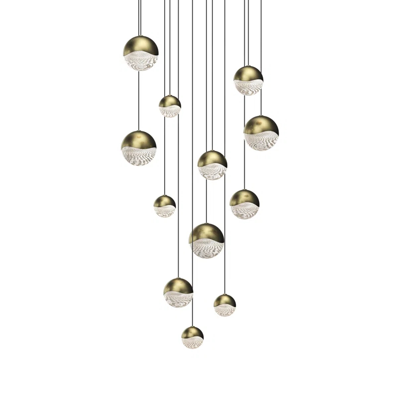 Grapes 12 - Light LED Cluster Pendant
