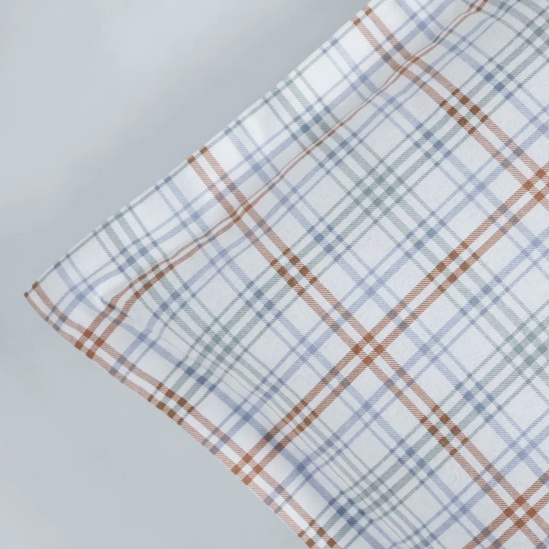 Superior Plaid Flannel Cotton Classic Modern Farmhouse Duvet Cover Set